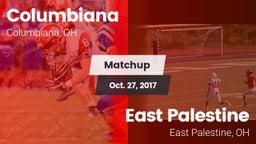 Matchup: Columbiana vs. East Palestine  2017