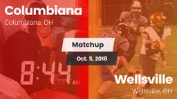 Matchup: Columbiana vs. Wellsville  2018