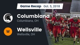 Recap: Columbiana  vs. Wellsville  2018