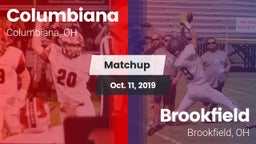 Matchup: Columbiana vs. Brookfield  2019