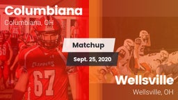 Matchup: Columbiana vs. Wellsville  2020