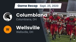 Recap: Columbiana  vs. Wellsville  2020