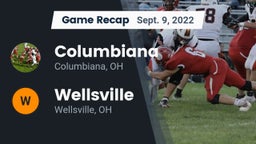 Recap: Columbiana  vs. Wellsville  2022