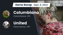 Recap: Columbiana  vs. United  2023