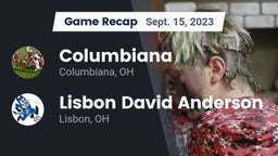Recap: Columbiana  vs. Lisbon David Anderson  2023