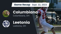 Recap: Columbiana  vs. Leetonia  2023
