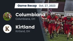 Recap: Columbiana  vs. Kirtland  2023