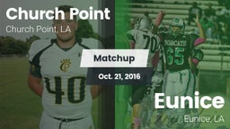 Matchup: Church Point vs. Eunice  2016