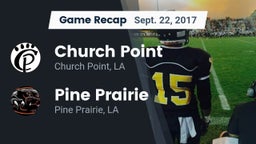 Recap: Church Point  vs. Pine Prairie  2017