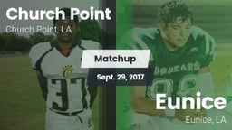 Matchup: Church Point vs. Eunice  2017