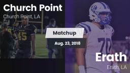 Matchup: Church Point vs. Erath  2018