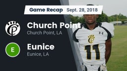 Recap: Church Point  vs. Eunice  2018