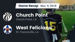 Recap: Church Point  vs. West Feliciana  2018