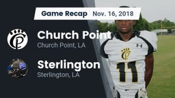 Recap: Church Point  vs. Sterlington  2018