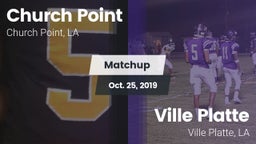 Matchup: Church Point vs. Ville Platte  2019