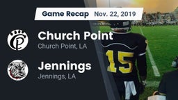 Recap: Church Point  vs. Jennings  2019