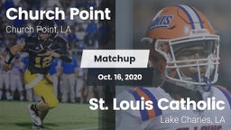 Matchup: Church Point vs. St. Louis Catholic  2020