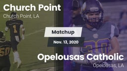 Matchup: Church Point vs. Opelousas Catholic  2020