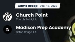 Recap: Church Point  vs. Madison Prep Academy 2020