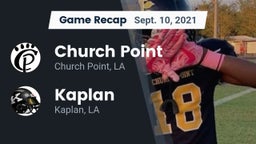 Recap: Church Point  vs. Kaplan  2021
