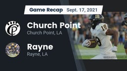 Recap: Church Point  vs. Rayne  2021