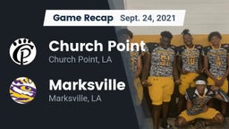 Recap: Church Point  vs. Marksville  2021