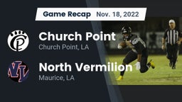 Recap: Church Point  vs. North Vermilion  2022