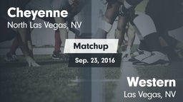 Matchup: Cheyenne vs. Western  2016