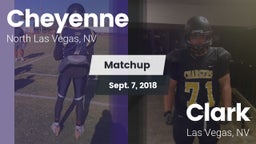 Matchup: Cheyenne vs. Clark  2018