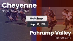 Matchup: Cheyenne vs. Pahrump Valley  2018