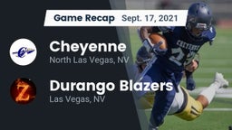 Recap: Cheyenne  vs. Durango  Blazers 2021
