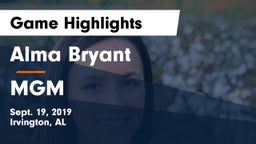 Alma Bryant  vs MGM Game Highlights - Sept. 19, 2019