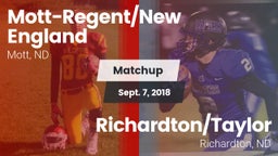 Matchup: Mott-Regent/New Engl vs. Richardton/Taylor  2018