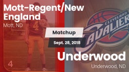 Matchup: Mott-Regent/New Engl vs. Underwood  2018