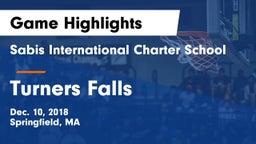 Sabis International Charter School vs Turners Falls Game Highlights - Dec. 10, 2018