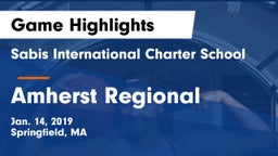 Sabis International Charter School vs Amherst Regional Game Highlights - Jan. 14, 2019