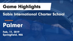 Sabis International Charter School vs Palmer  Game Highlights - Feb. 11, 2019