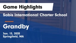 Sabis International Charter School vs Grandby Game Highlights - Jan. 13, 2020