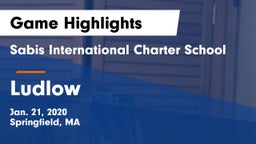 Sabis International Charter School vs Ludlow  Game Highlights - Jan. 21, 2020