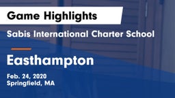 Sabis International Charter School vs Easthampton  Game Highlights - Feb. 24, 2020