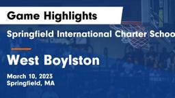 Springfield International Charter School vs West Boylston  Game Highlights - March 10, 2023