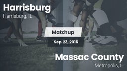 Matchup: Harrisburg High vs. Massac County  2016