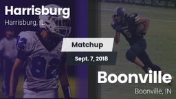 Matchup: Harrisburg High vs. Boonville  2018