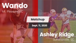 Matchup: Wando vs. Ashley Ridge  2020