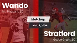 Matchup: Wando vs. Stratford  2020