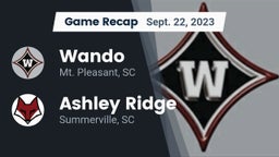 Recap: Wando  vs. Ashley Ridge  2023