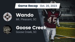 Recap: Wando  vs. Goose Creek  2023