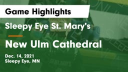 Sleepy Eye St. Mary's  vs New Ulm Cathedral Game Highlights - Dec. 14, 2021