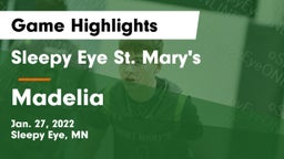 Sleepy Eye St. Mary's  vs Madelia  Game Highlights - Jan. 27, 2022