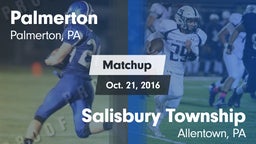 Matchup: Palmerton vs. Salisbury Township  2016